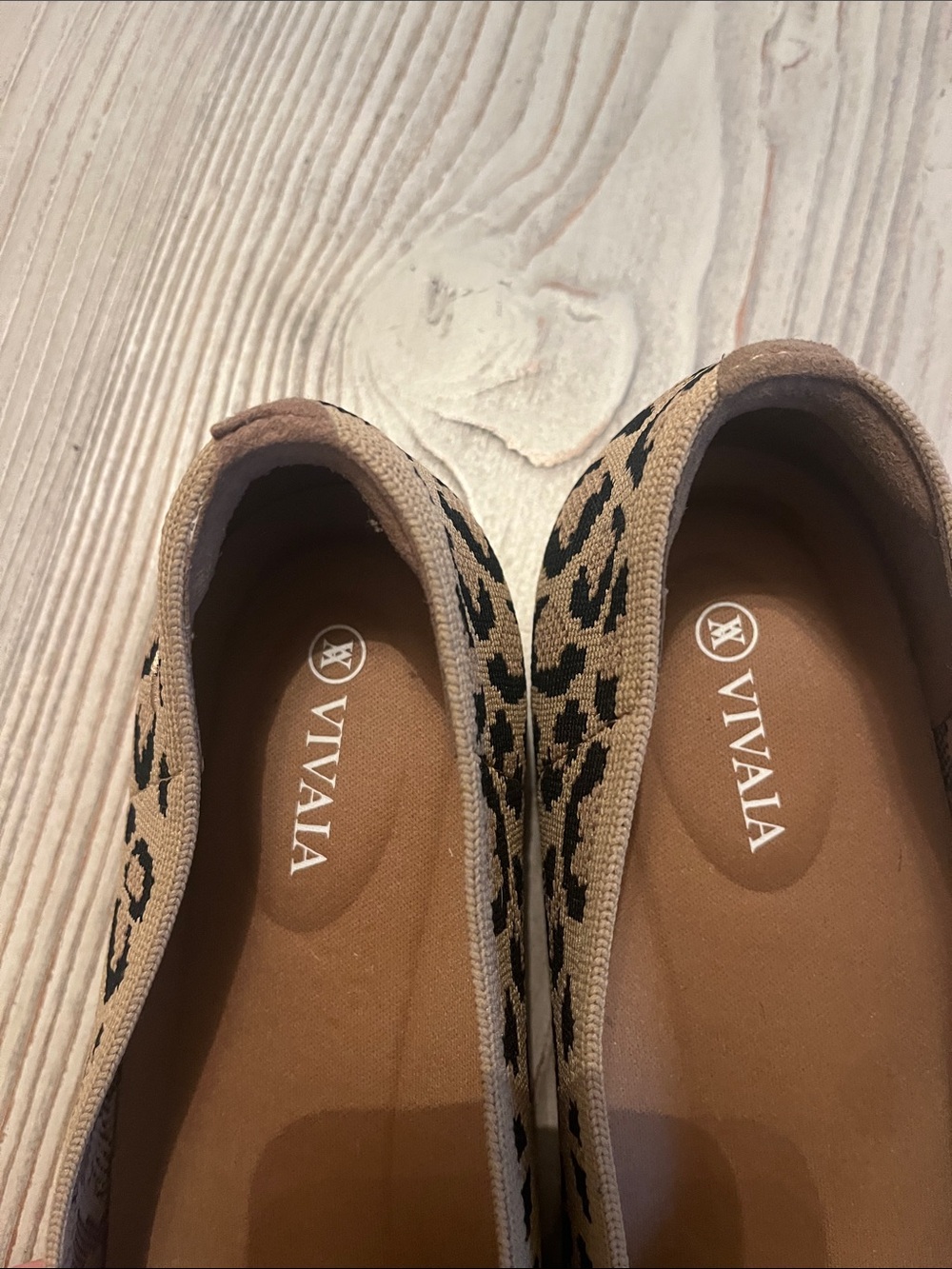 Vivaia Leopard Print Ballet Flats square toe size US 9.5 EU 40 - Picture 8 of 11